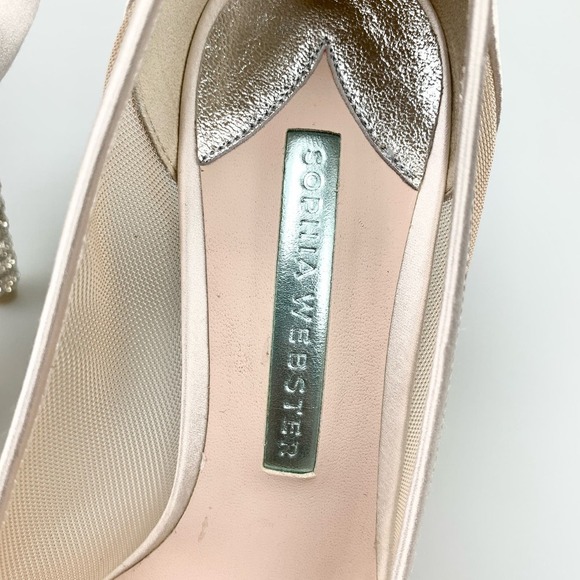 NIB Sophia Webster Jasmine Crystal Pumps Size 38.5 Wedding Party - Picture 11 of 16